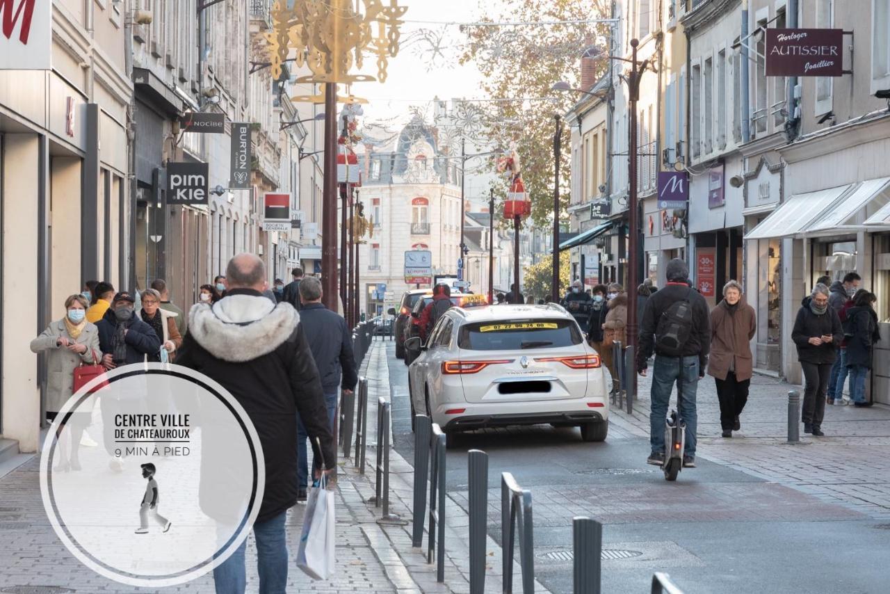 Le Vintage- Gare/Centre, Tout Equipe, Refait A Neuf, Climatisation Châteauroux Eksteriør billede